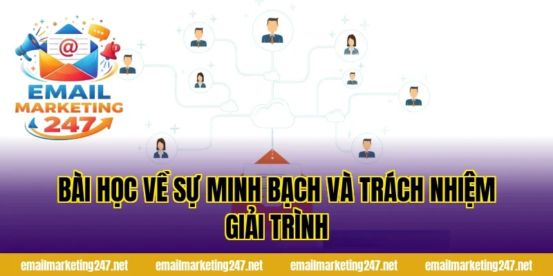 Bài học về sự minh bạch và trách nhiệm giải trình