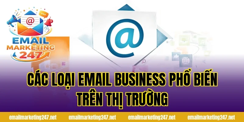 Các loại email business phổ biến trên thị trường
