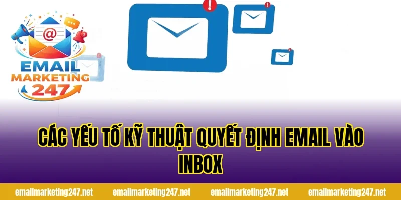 Các yếu tố kỹ thuật quyết định email vào inbox