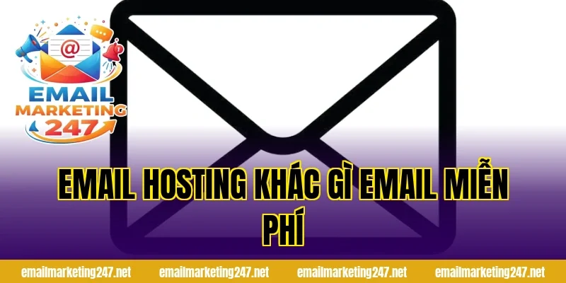 email hosting khác gì email miễn phí