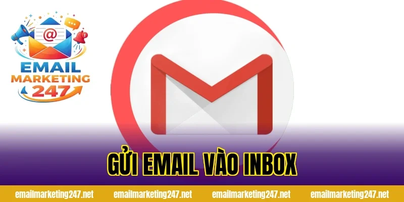 gửi email vào inbox