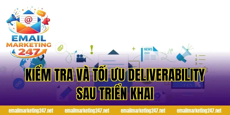 Kiểm tra và tối ưu deliverability sau triển khai