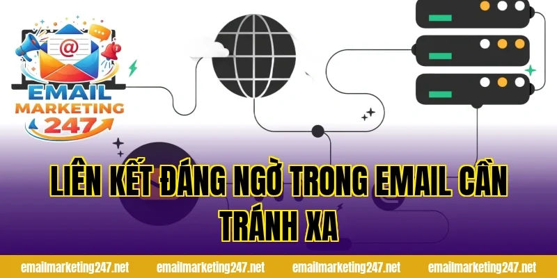 Liên kết đáng ngờ trong email cần tránh xa