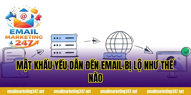 Mật khẩu yếu dẫn đến email bị lộ như thế nào
