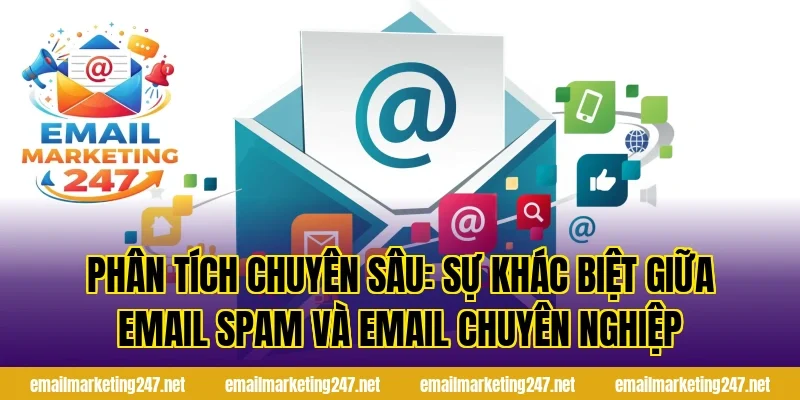 Phân tích chuyên sâu: Sự khác biệt giữa Email Spam và Email Chuyên nghiệp
