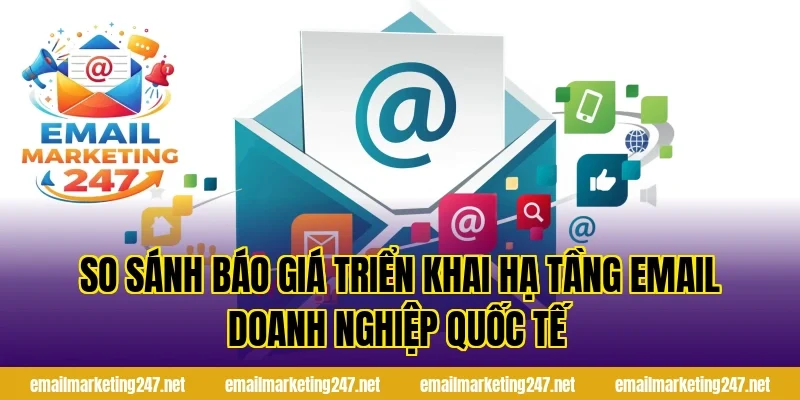 So sánh báo giá triển khai hạ tầng email doanh nghiệp quốc tế