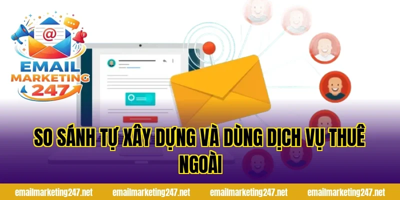 So sánh tự xây dựng và dùng dịch vụ thuê ngoài