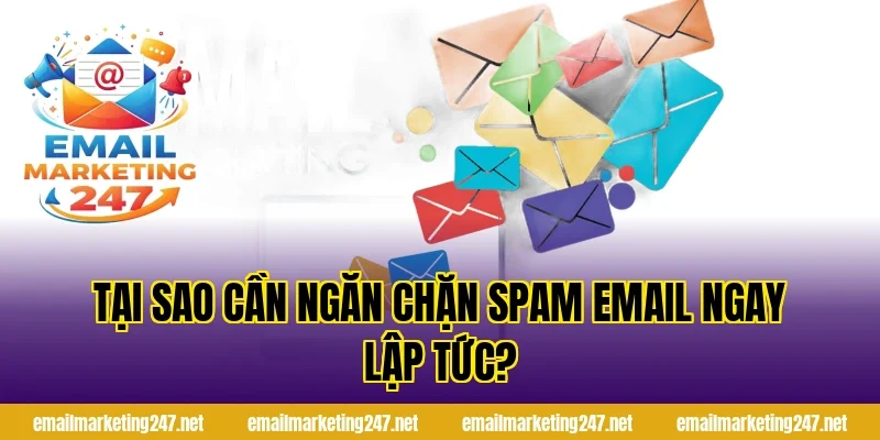 Tại sao cần ngăn chặn spam email ngay lập tức?