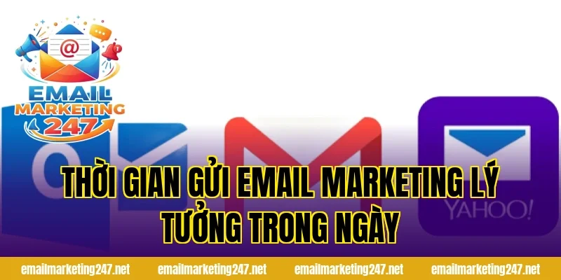 Thời gian gửi email marketing lý tưởng trong ngày