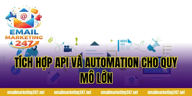 Tích hợp API và automation cho quy mô lớn
