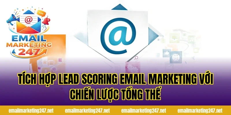Tích hợp lead scoring email marketing với chiến lược tổng thể