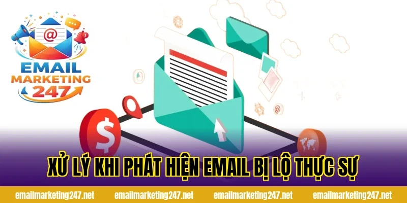Xử lý khi phát hiện email bị lộ thực sự