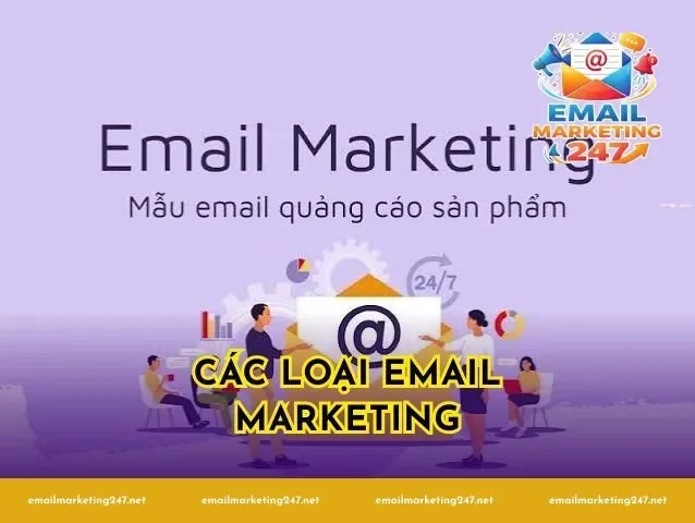 cac loai email marketing